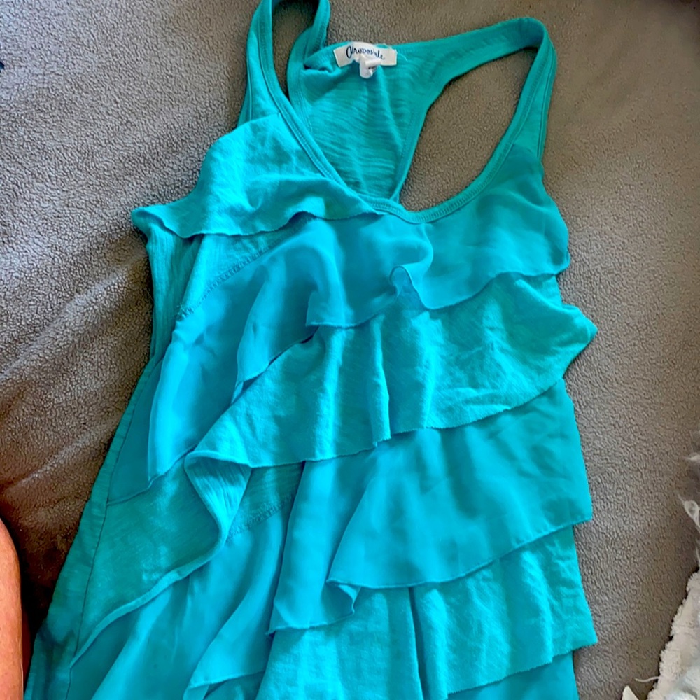 Ruffled tank top